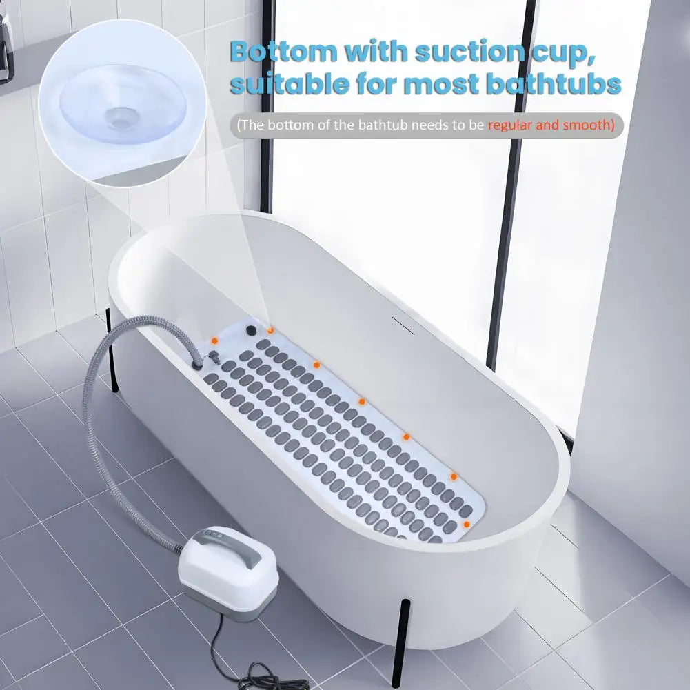 Bubble Bath Mat With Adjustable Bubble Settings