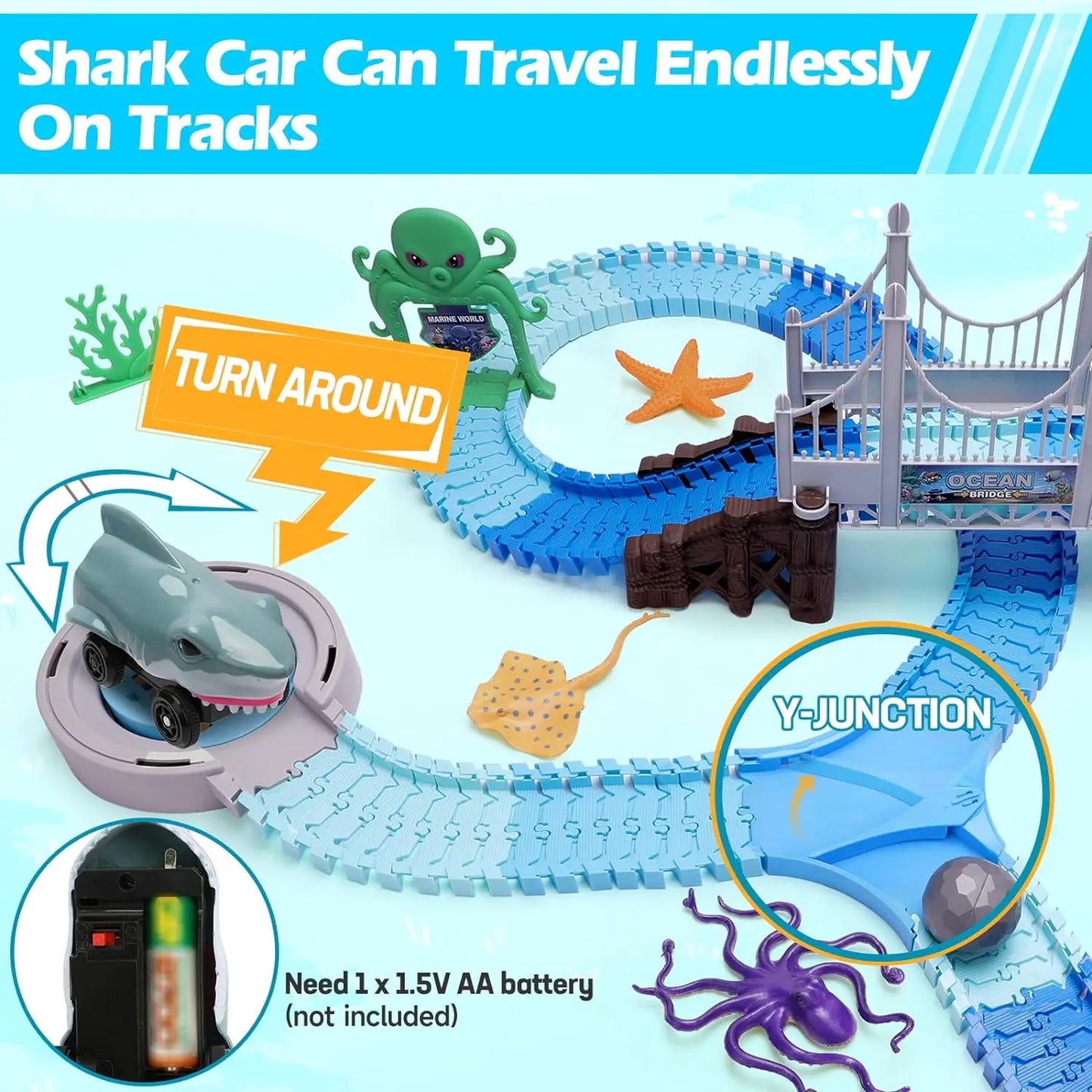 Shark Racetrack Set