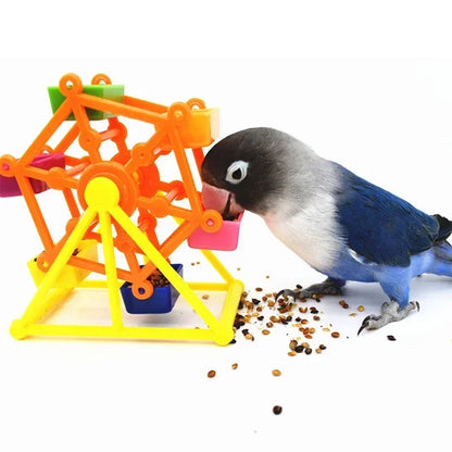 Parrot Feeder Rotate Training Toys