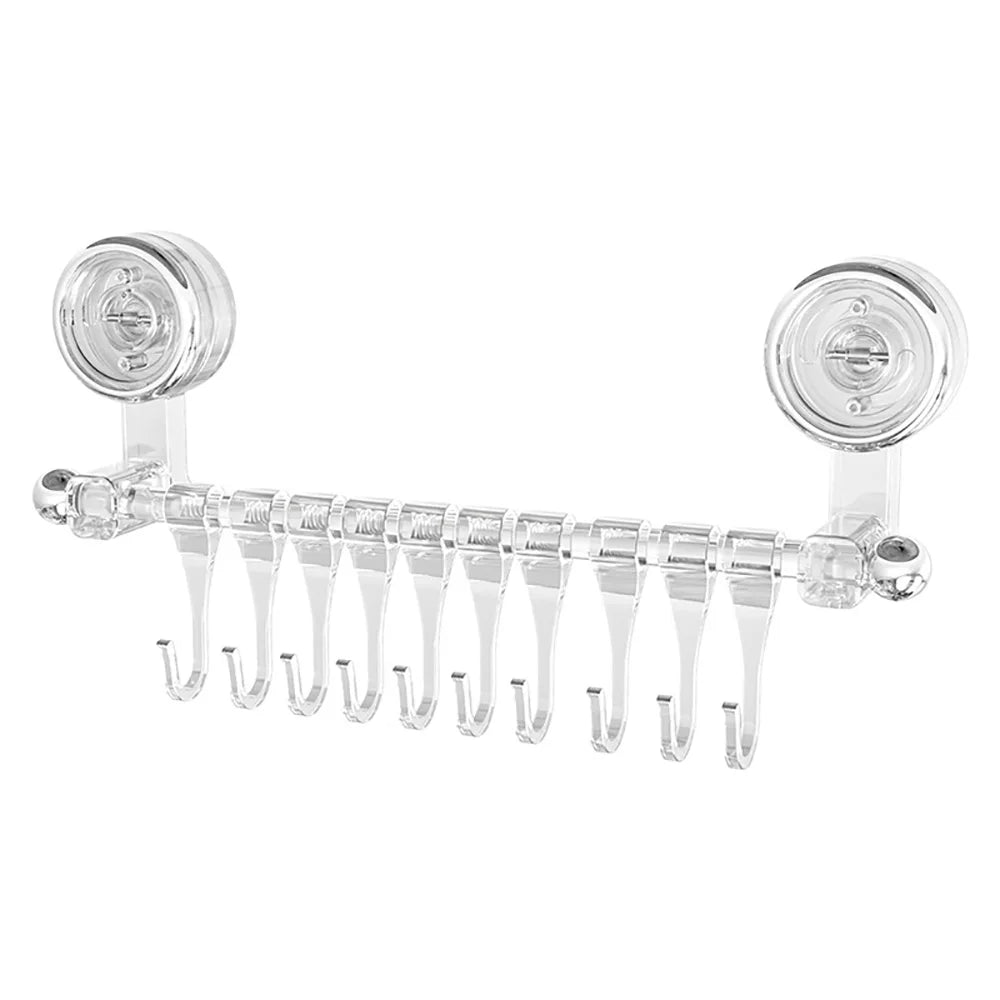 Wall Mounted Towel Bar Storage Rack