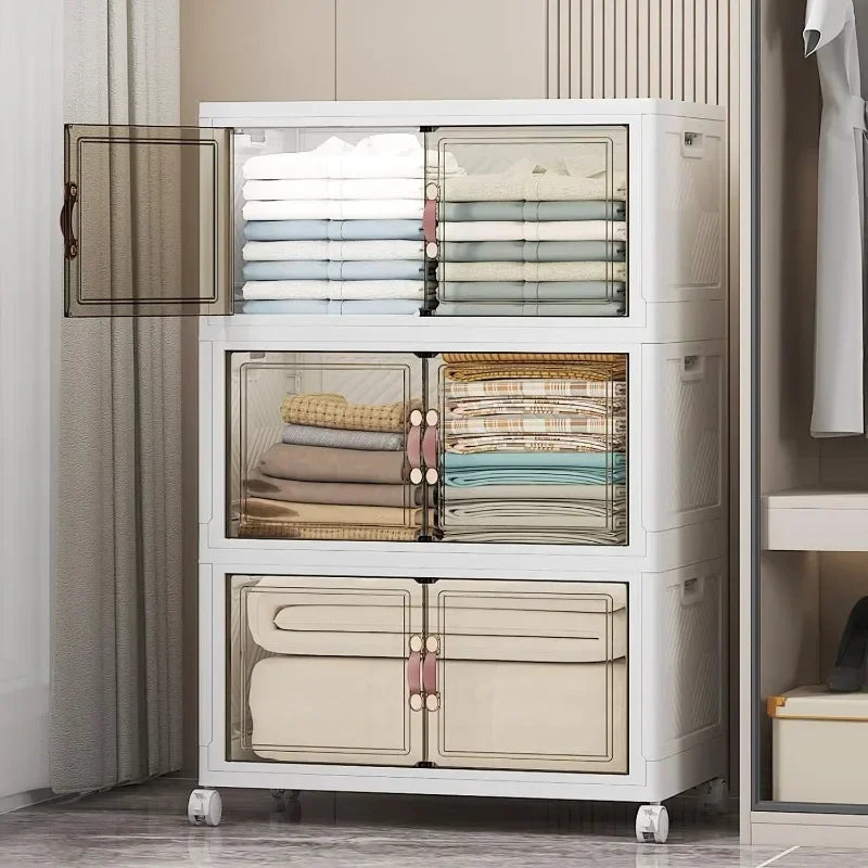 Stackable Storage Bins with Lids