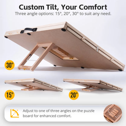 1500 Pieces Rotating & Tilting 2-in-1 Puzzle Board