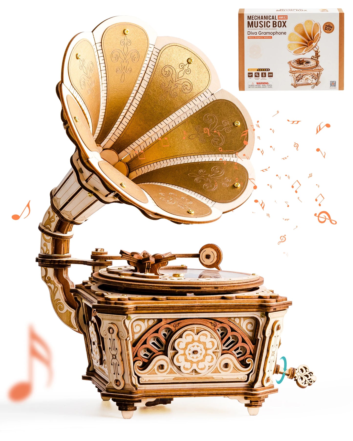 Gramophone 3D Wooden Puzzle