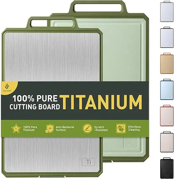 Titanium Cutting Boards for Kitchen Non Toxic