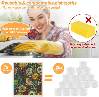 Reusable Swedish Dishcloths