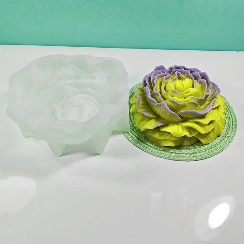 Peony Silicone Molds 3D Rose Flower