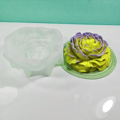 Peony Silicone Molds 3D Rose Flower