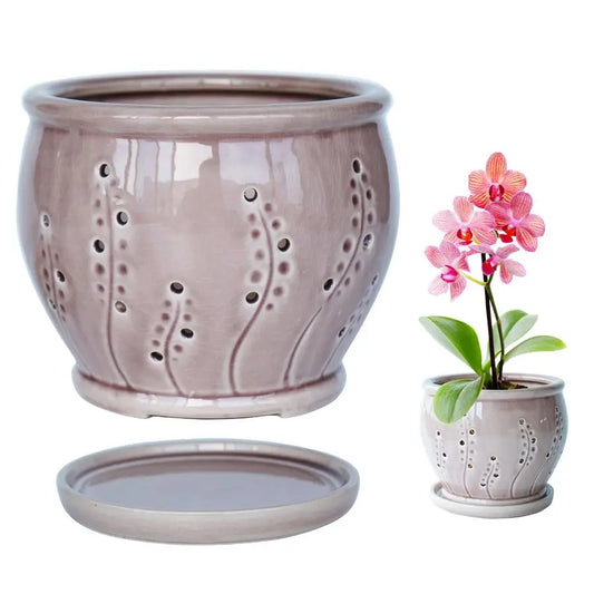 Ceramic Orchid Pot