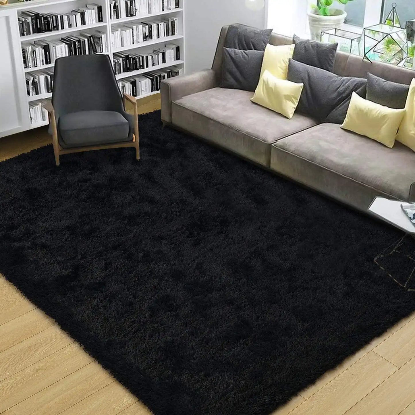 Fuzzy Area Non Slip Rugs