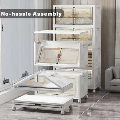Stackable Storage Bins with Lids