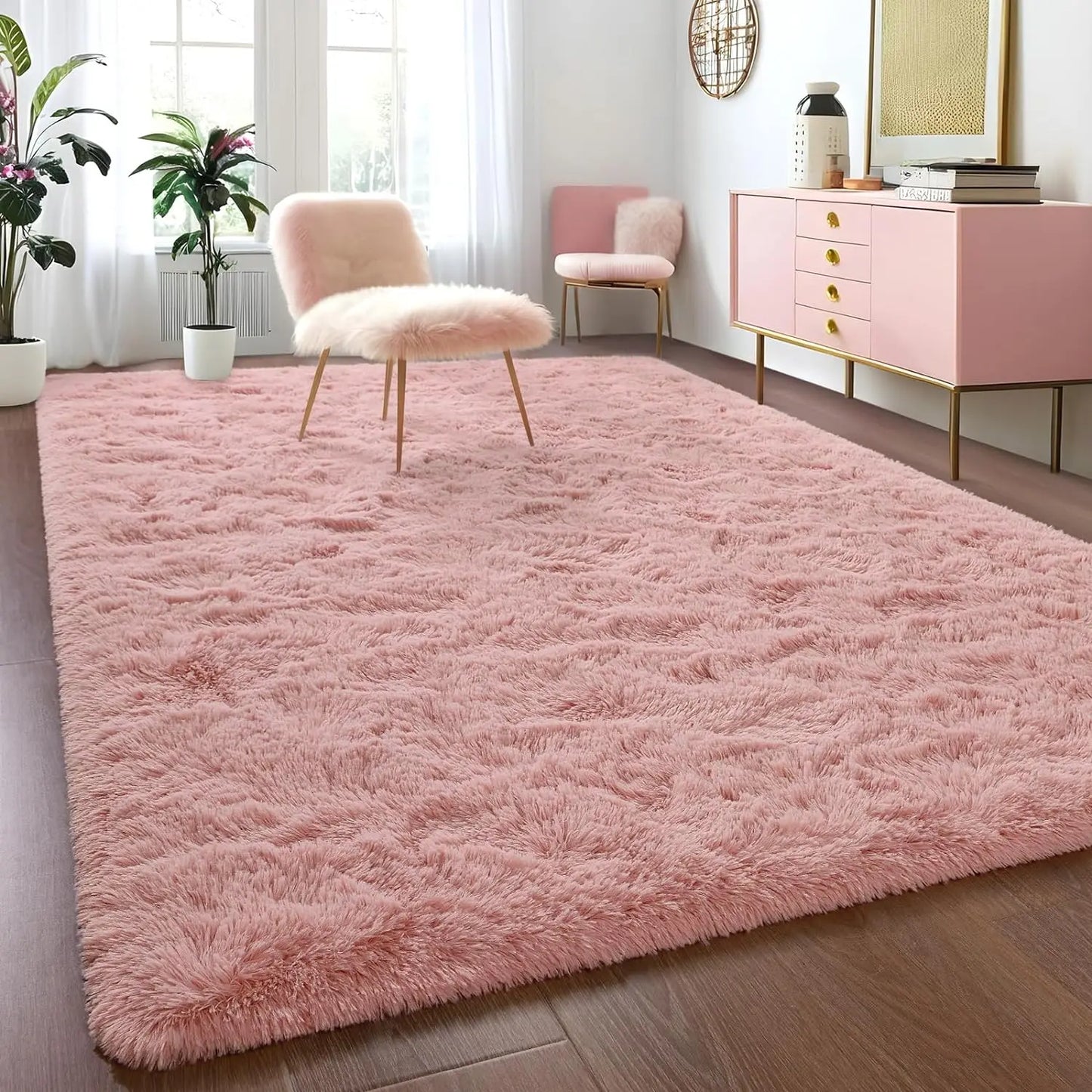 Fuzzy Area Non Slip Rugs