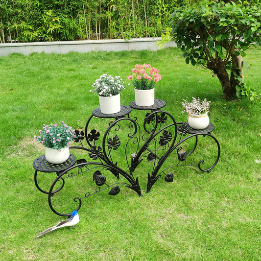 2PCS Metal Plant Stand