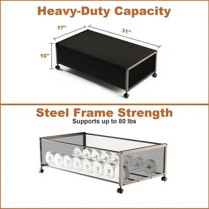 2-Pack Under-Bed Storage