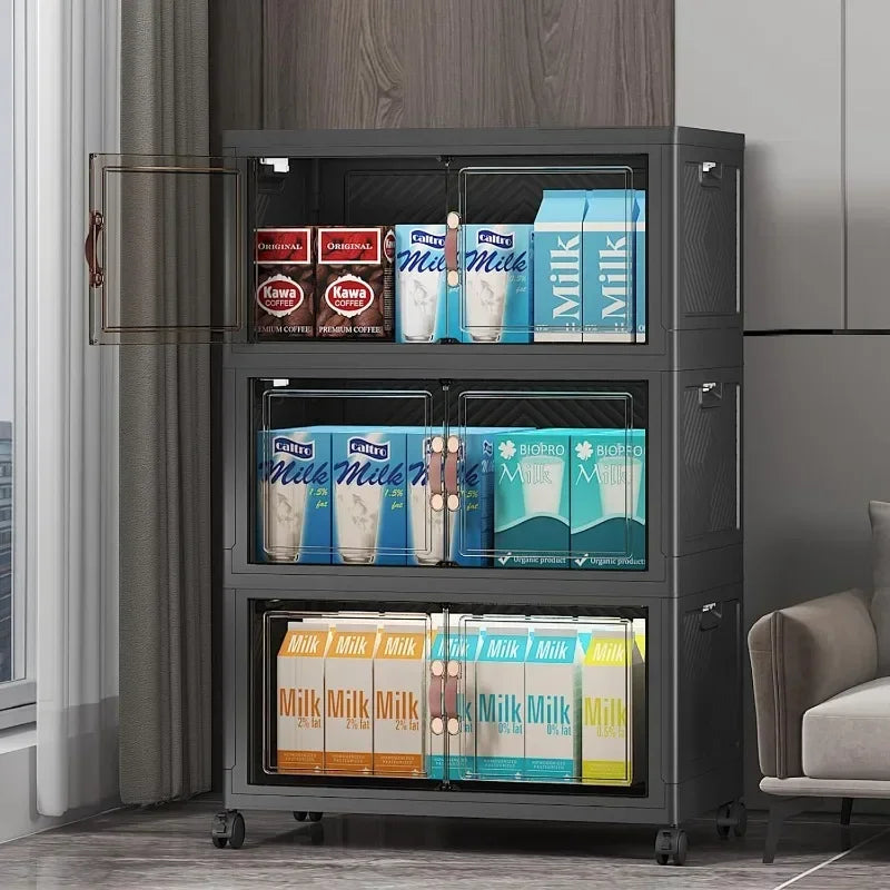 Stackable Storage Bins with Lids