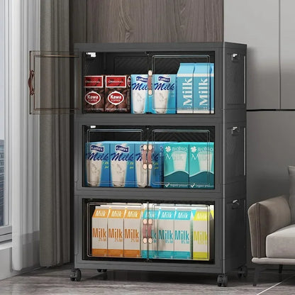 Stackable Storage Bins with Lids
