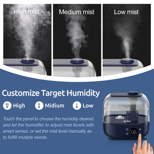 Ultrasonic Cool Mist Humidifiers 5L with Essential Oil